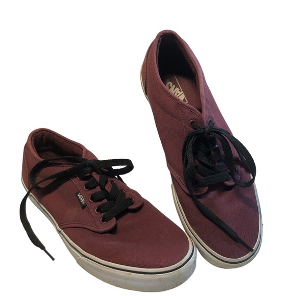Vans Sneakers Men’s Size 11 Burgundy - Picture 1 of 12